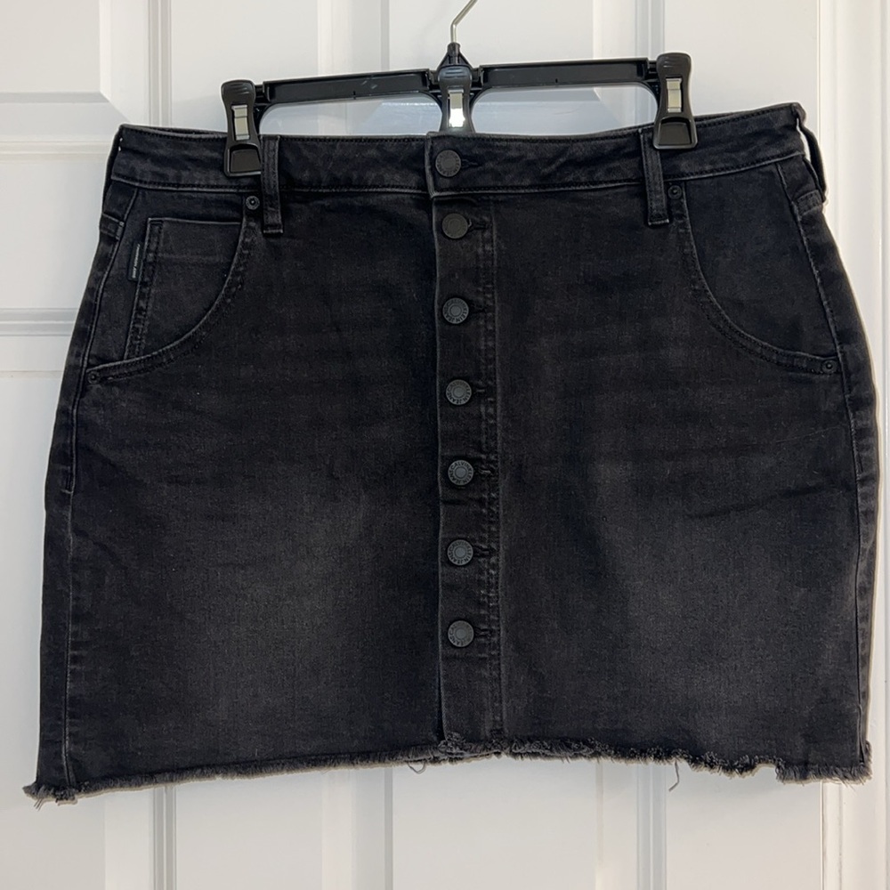 Calvin Klein Jeans High Rise Denim Skirt